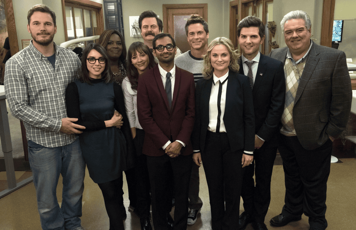 What if Leslie Knope, Ron Swanson, and the rest of the Pawnee Parks and  Recreation Department from \, image size:1200x776